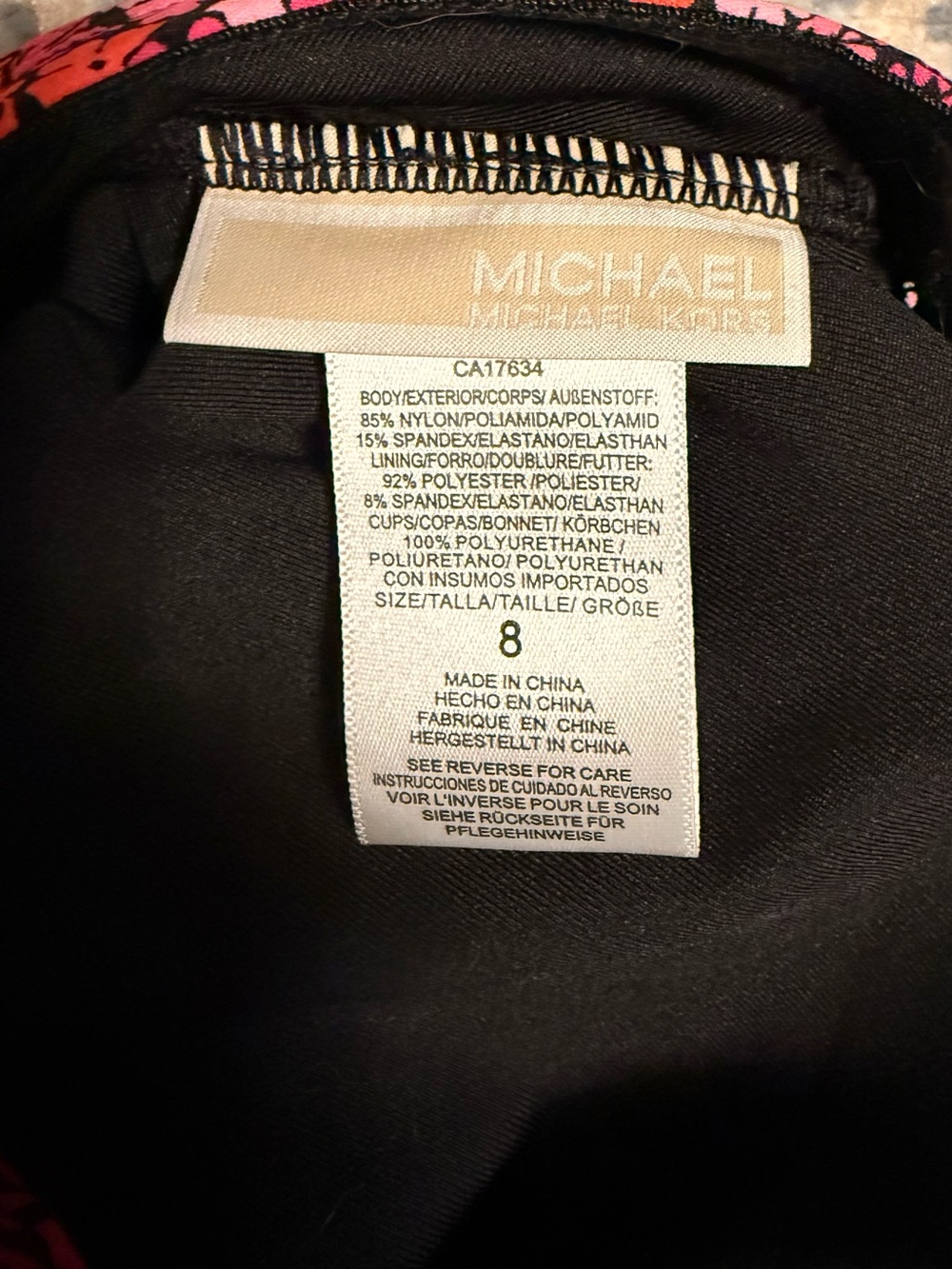 Michael Kors Floral Swimsuit - Picture 4 of 4